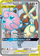 Mega Lopunny &amp; Jigglypuff GX (225/236) [Sun &amp; Moon: Cosmic Eclipse]