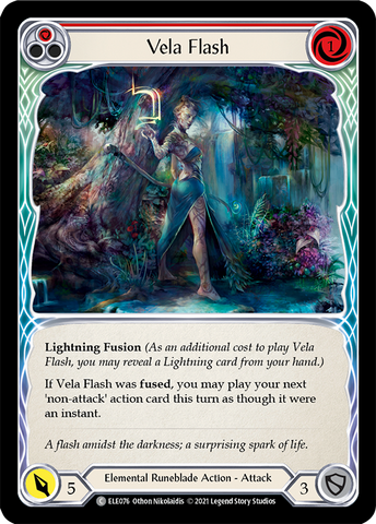 Vela Flash (Red) [ELE076] (Tales of Aria) 1st Edition Normal 