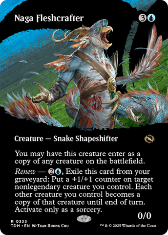 Naga Fleshcrafter (Borderless) [Tarkir: Dragonstorm] 