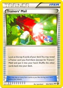 Trainers' Mail (92a/108) (Alternate Art Promo) [XY: Roaring Skies] 