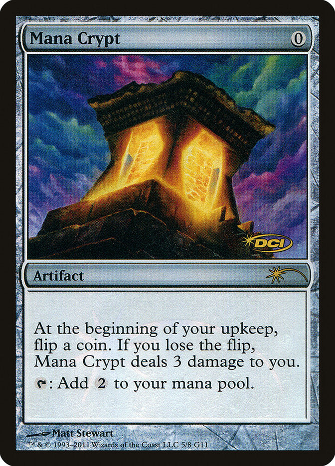 Mana Crypt [Judge Gift Cards 2011] 