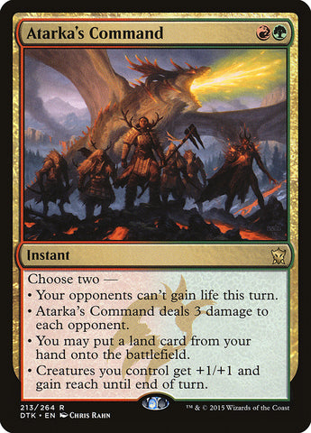 Atarka's Command [Dragons of Tarkir] 