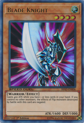 Blade Knight [SBAD-EN006] Ultra Rare 