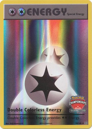 Double Colorless Energy (90/108) (NA International Championship Promo) [XY: Evolutions] 