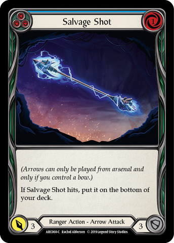 Salvage Shot (Blue) [ARC068-C] (Arcane Rising) 1st Edition Normal 