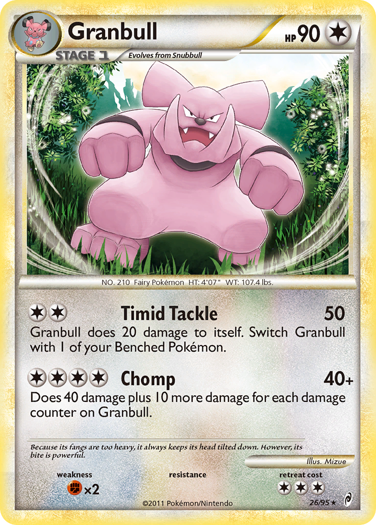 Granbull (26/95) [HeartGold &amp; SoulSilver: Call of Legends] 