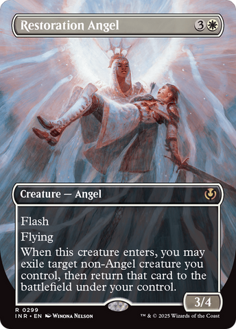 Restoration Angel (Borderless) [Innistrad Remastered] 