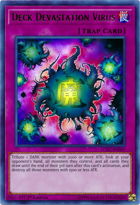 Devastation Virus Deck [LCKC-EN047] Ultra Rare 