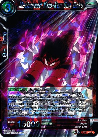 Machspeed Kaio-Ken Son Goku (BT7-005) [Assault of the Saiyans] 