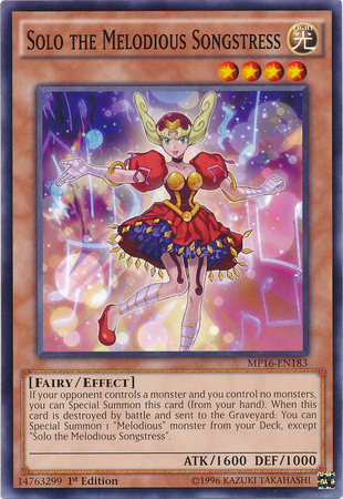 Solo the Melodious Songstress [MP16-EN183] Common 