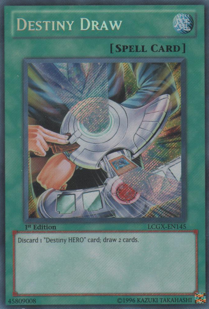 Destiny Draw [LCGX-EN145] Secret Rare 