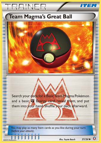 Team Magma's Great Ball (31/34) [XY: Double Crisis] 