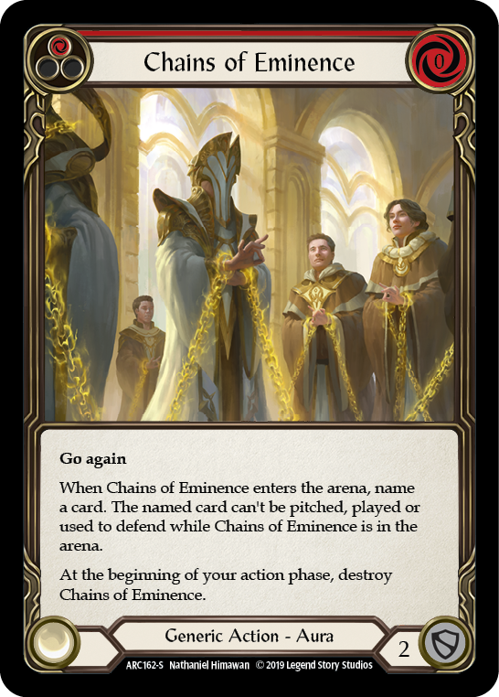 Chains of Eminence [ARC162-S] (Arcane Rising) 1st Edition Normal 