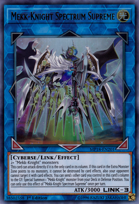 Mekk-Knight Spectrum Supreme [MP18-EN201] Ultra Rare 