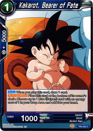 Kakarot, Bearer of Fate (TB3-022) [Clash of Fates] 