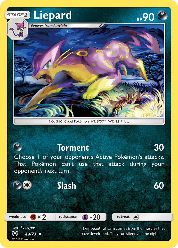 Liepard (49/73) [Sun &amp; Moon: Shining Legends] 