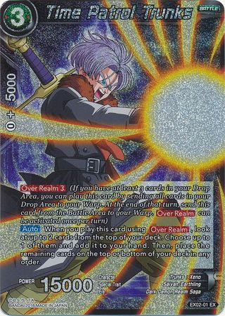 Time Patrol Trunks (Foil) (EX02-01) [Dark Demon's Villains] 