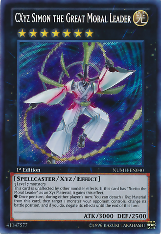 CXyz Simon the Great Moral Leader [NUMH-EN040] Secret Rare 