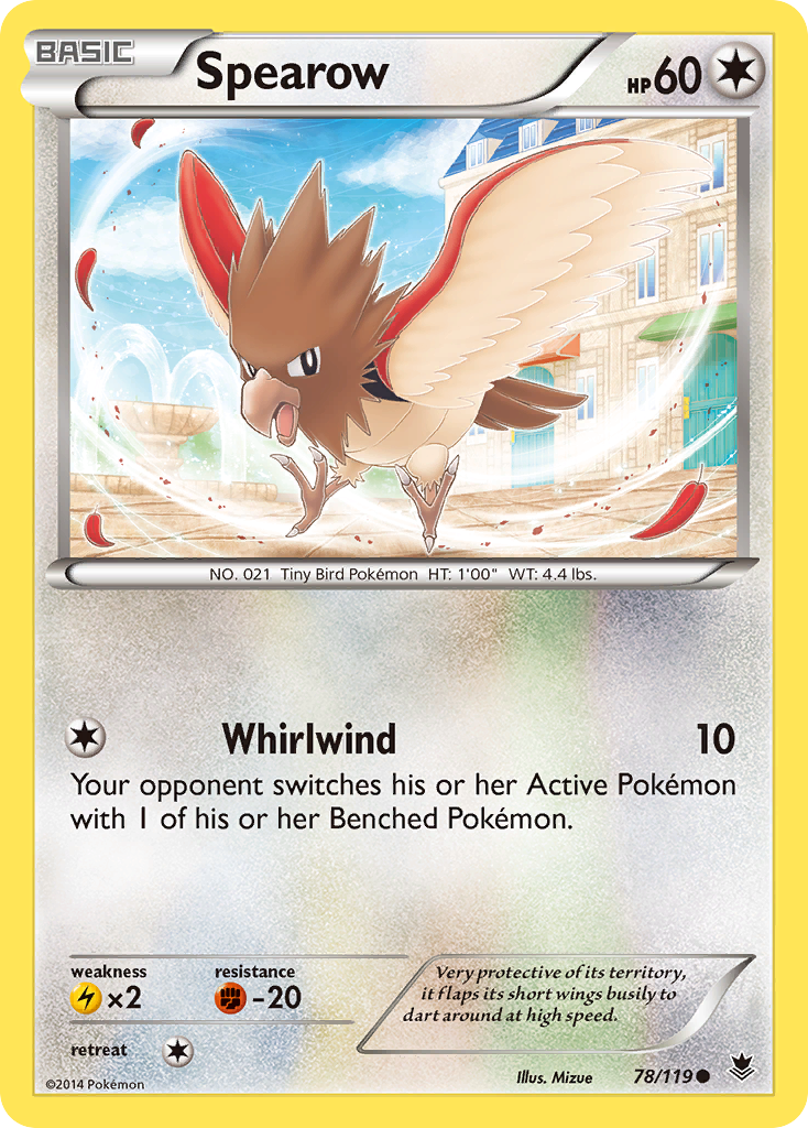 Spearow (78/119) [XY: Phantom Forces] 