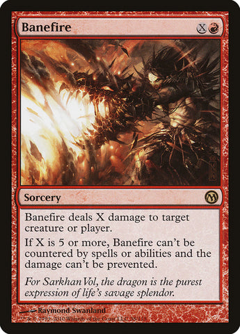 Banefire [Duels of the Planeswalkers] 