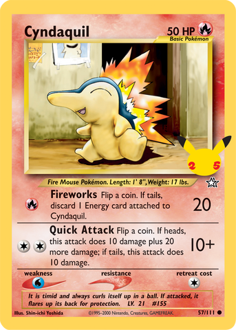 Cyndaquil (57/111) [First Partner Pack] 