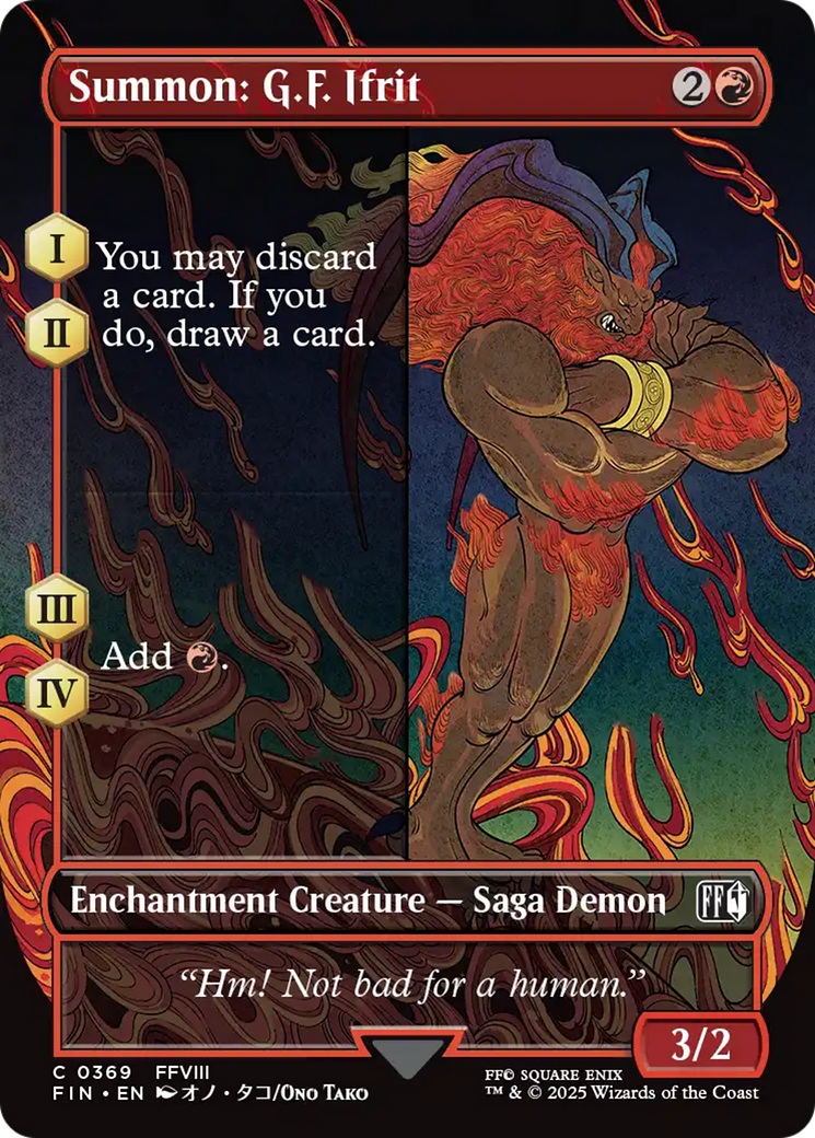 Summon: GF Ifrit (Borderless) [FINAL FANTASY] 