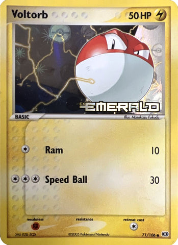 Voltorb (71/106) (Stamped) [EX: Emerald] 