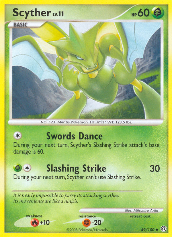 Scyther (49/100) [Diamond &amp; Pearl: Stormfront] 