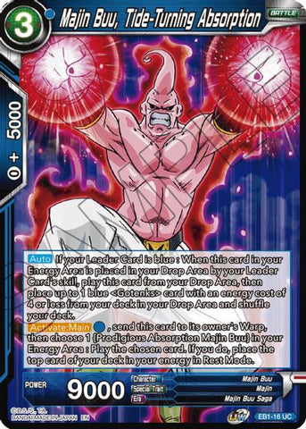 Majin Buu, Tide-Turning Absorption (EB1-16) [Battle Evolution Booster] 