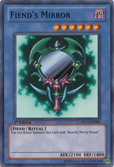 Fiend's Mirror [PRC1-EN003] Super Rare 