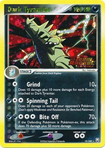 Dark Tyranitar (19/109) (Stamped) [EX: Team Rocket Returns] 