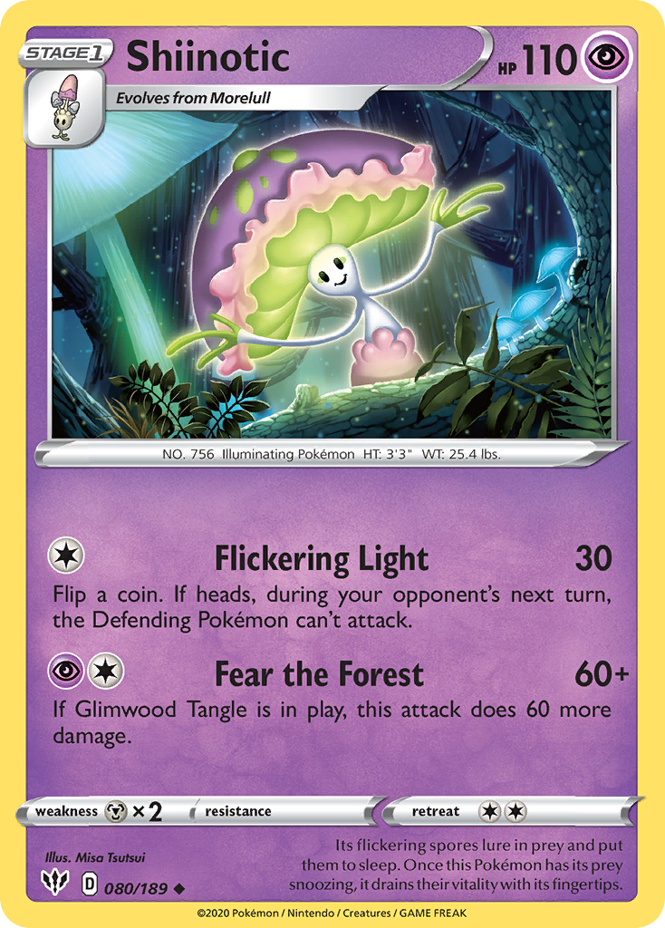 Shiinotic (080/189) [Sword &amp; Shield: Darkness Ablaze] 