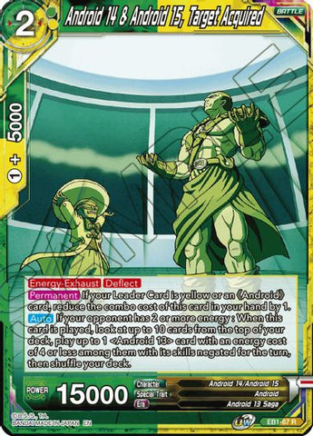 Android 14 &amp; Android 15, Target Acquired (EB1-67) [Battle Evolution Booster] 