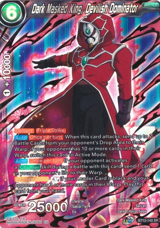 Dark Masked King, Devilish Dominator (BT12-140) [Vicious Rejuvenation]