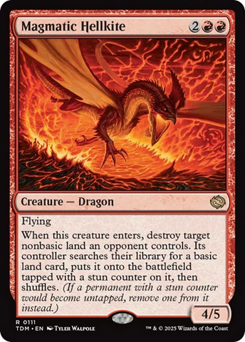 Magmatic Hellkite [Tarkir: Dragonstorm] 