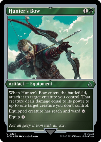 Hunter's Bow (Foil Etched) [Assassin's Creed] 