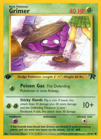 Grimer (57/82) [Team Rocket 1st Edition] 