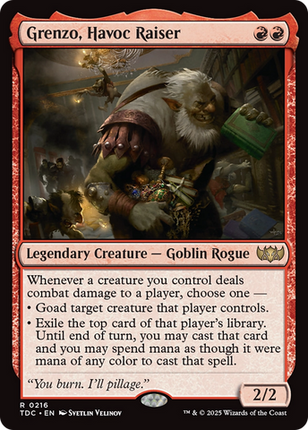 Grenzo, Havoc Raiser [Tarkir: Dragonstorm Commander] 