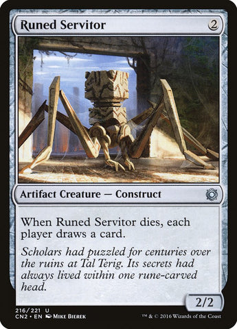 Runed Servant [Conspiracy: Take the Crown] 