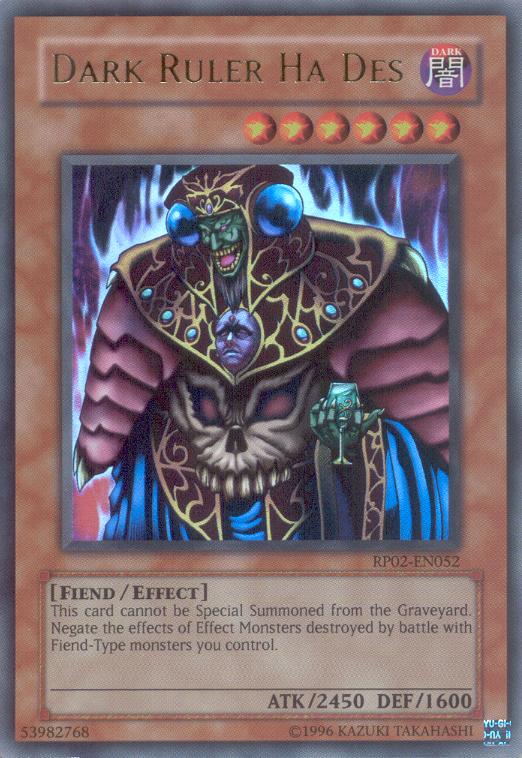 Dark Ruler Ha Des [RP02-EN052] Ultra Rare 