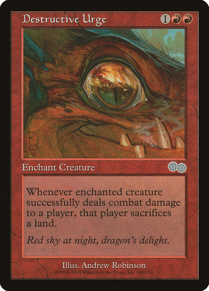 Destructive Urge [Urza's Saga] 