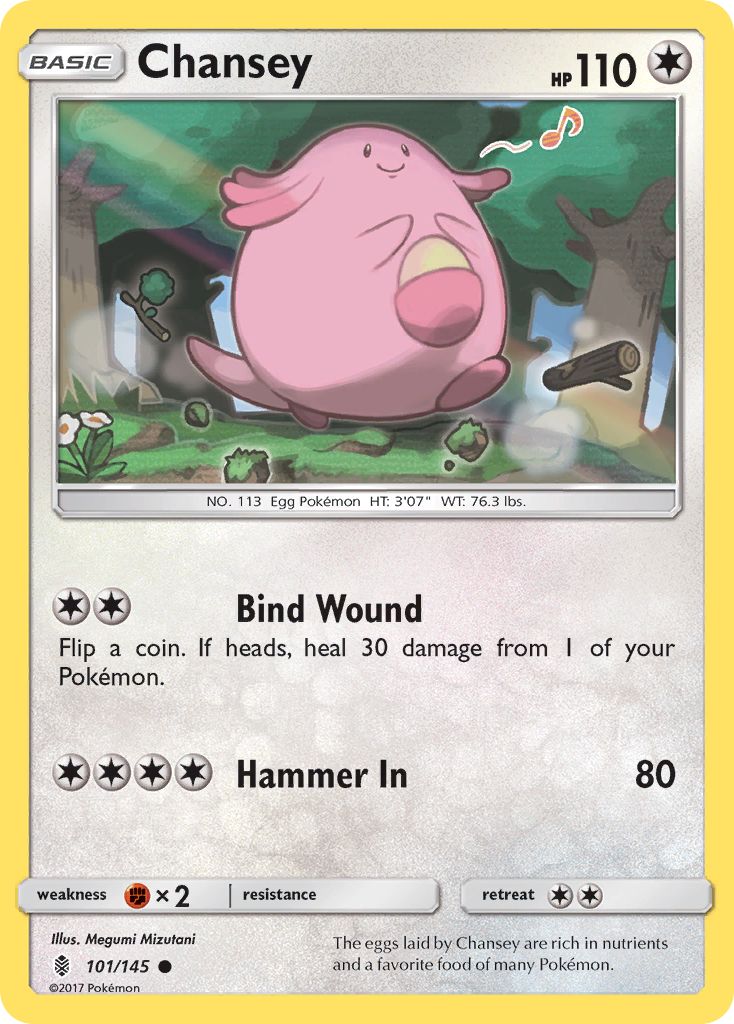 Chansey (101/145) [Sun &amp; Moon: Guardians Rising] 