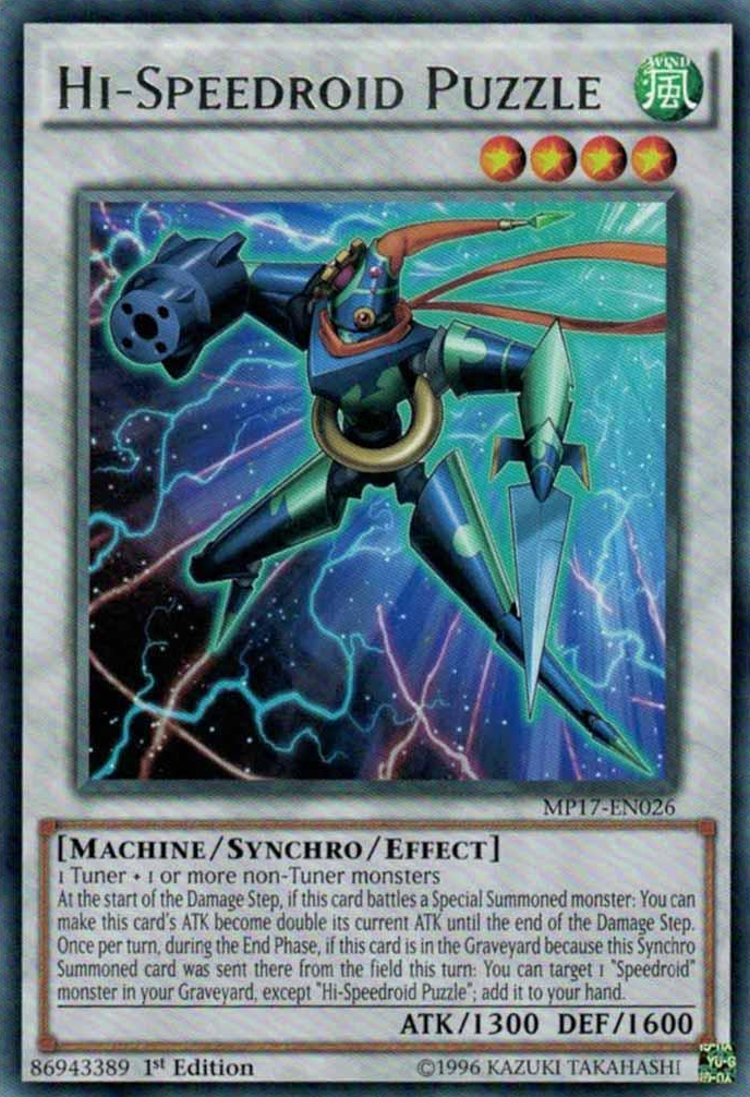 Hi-Speedroid Puzzle [MP17-EN026] Rare 