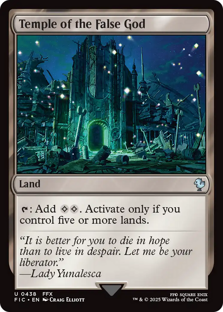 Temple of the False God [FINAL FANTASY Commander] 