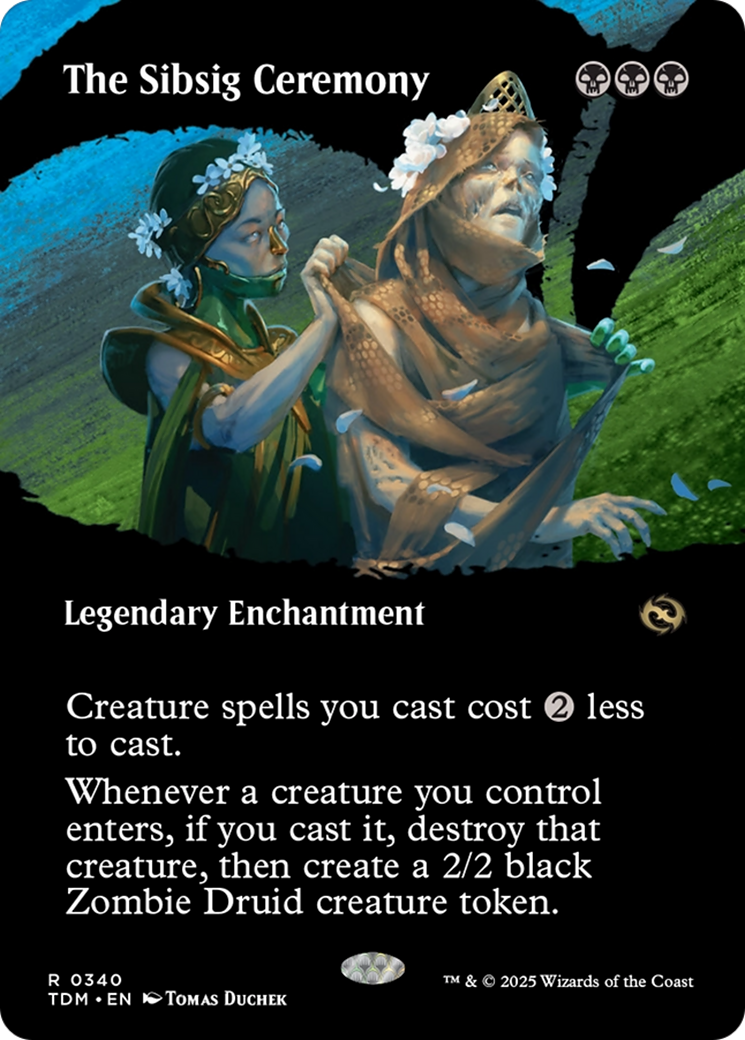 The Sibsig Ceremony (Borderless) [Tarkir: Dragonstorm] 