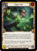 Zipper Hit (Yellow) [U-ARC030] (Arcane Rising Unlimited) Unlimited Rainbow Foil 