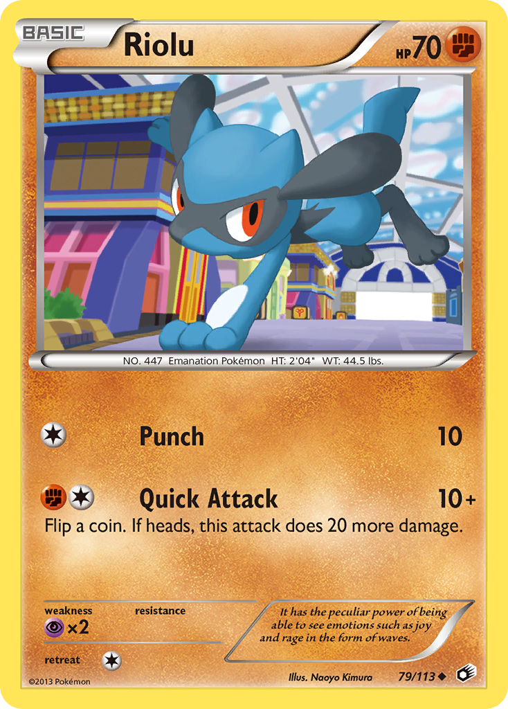 Riolu (79/113) [Black &amp; White: Legendary Treasures] 