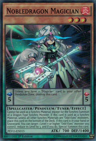 Nobledragon Magician [PEVO-EN015] Super Rare 