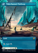 Barkchannel Pathway // Tidechannel Pathway (Borderless Alternate Art) [Kaldheim] 