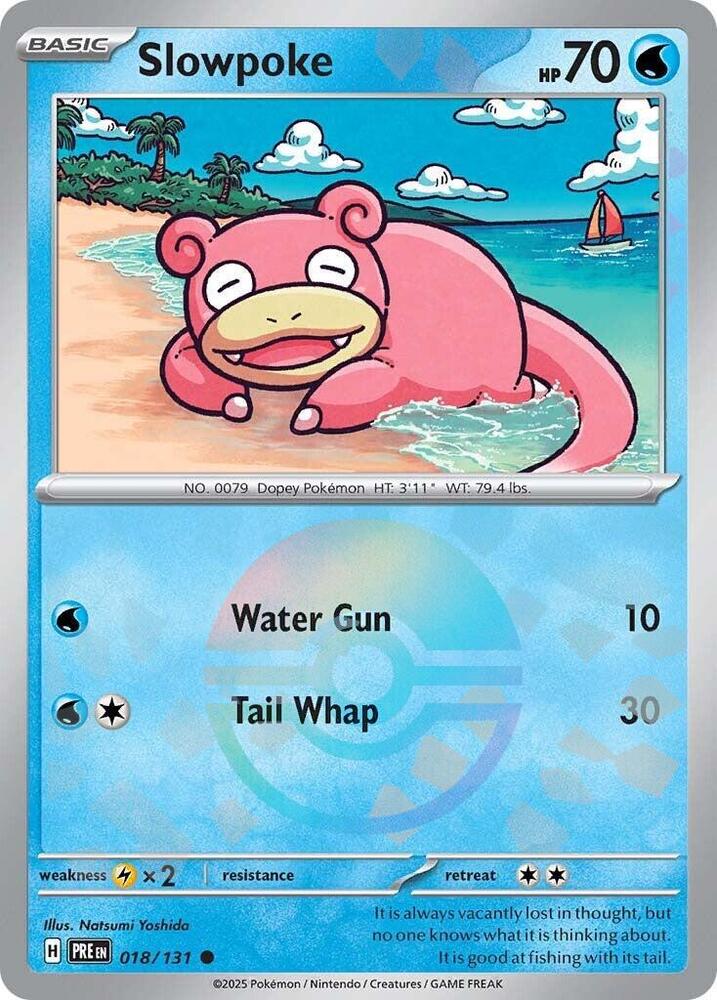 Slowpoke (018/131) (Poke Ball Pattern) [Scarlet &amp; Violet: Prismatic Evolutions] 